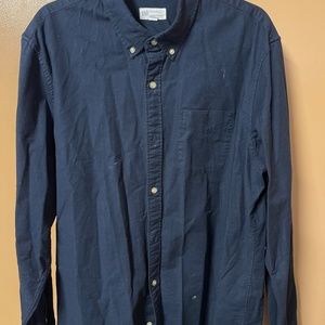 GAP Navy Blue Button Down Shirt